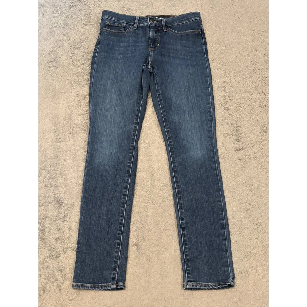 Levis 311 Shaping Skinny Jeans Womens 27 Dark Wash Denim Blue Mid Rise 311-1049